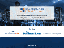 Tablet Screenshot of newgenerationresearch.com